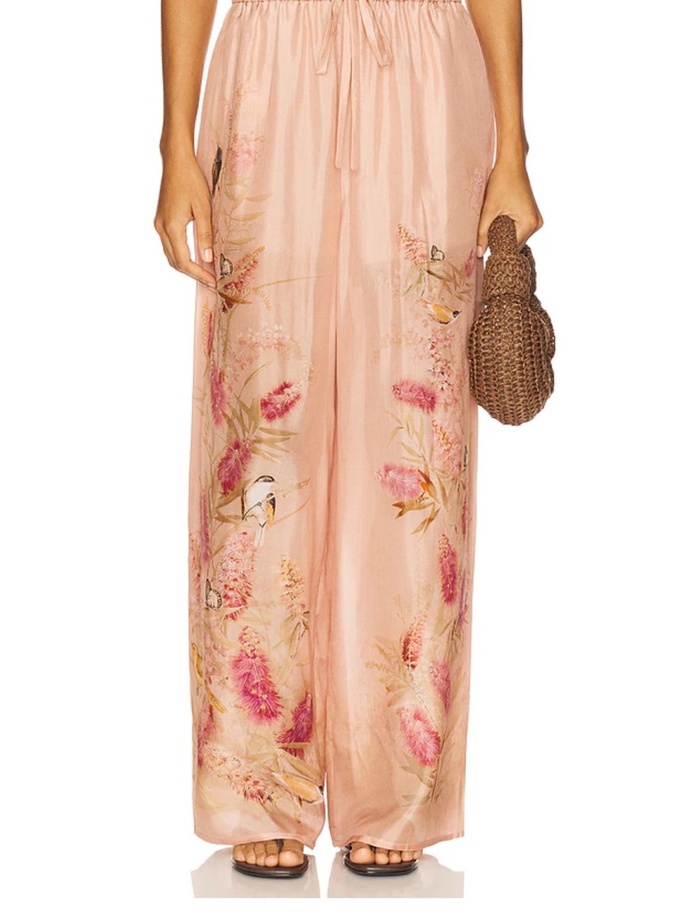 Cascadian Relaxed Pant in Pink Botanical Floral